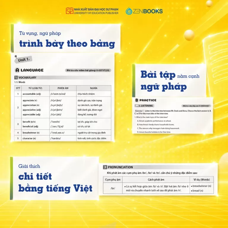 MỞ KHÓA ĐIỂM CAO TIẾNG ANH LỚP 10